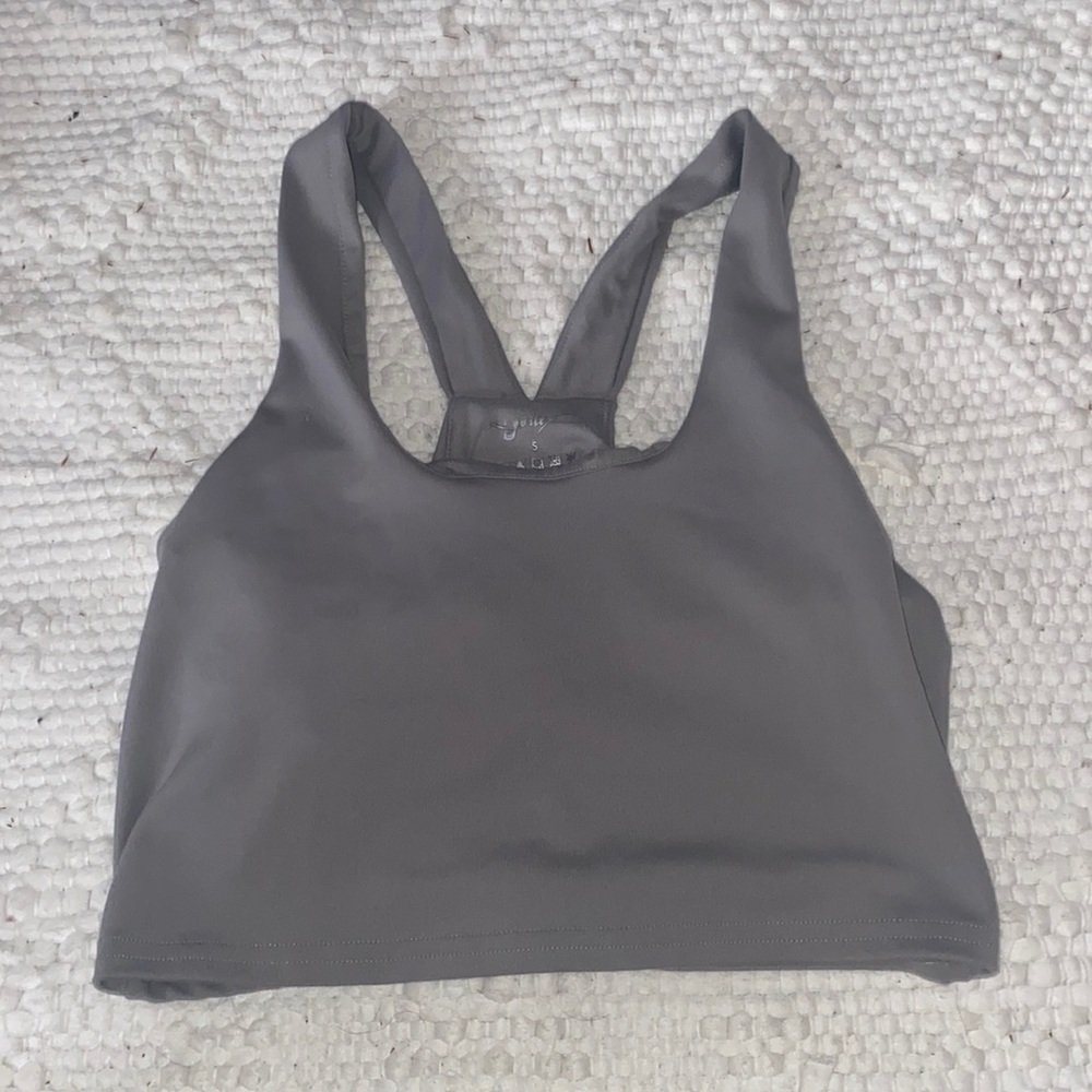 Grey crop top